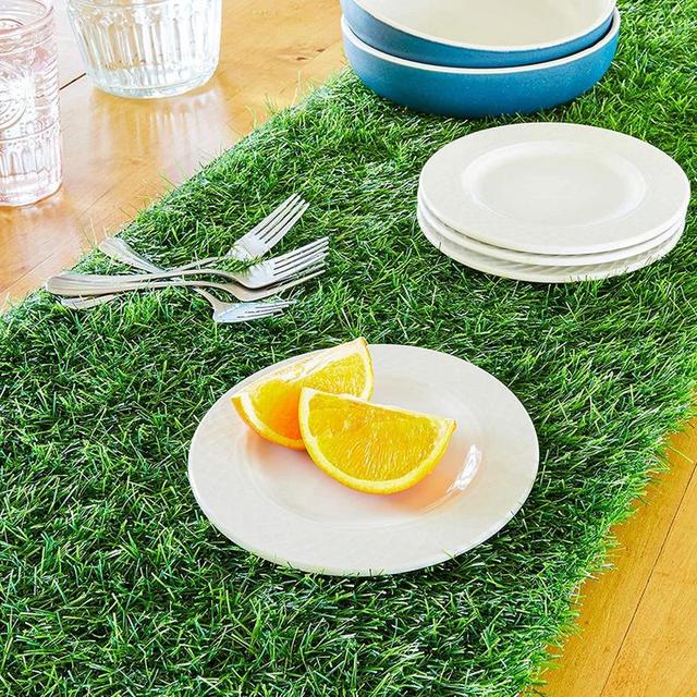 Faux Grass Table Runner Moss Table Runner Fake Grass Decoration Any Shape  And Size For Bridal Baby Shower Easter Party St. - AliExpress